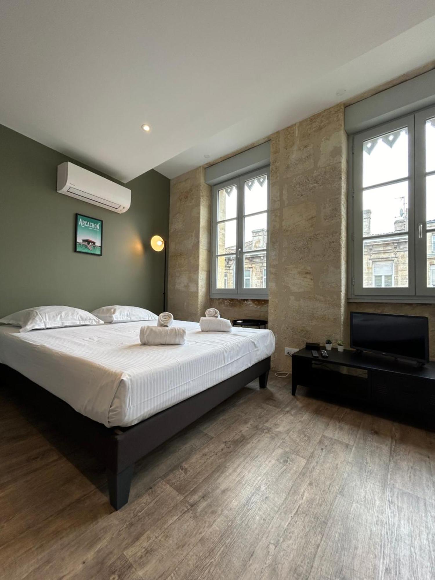 Studio Lumineux Avec Climatisation Pour 2 Personnes Bordeaux Buitenkant foto